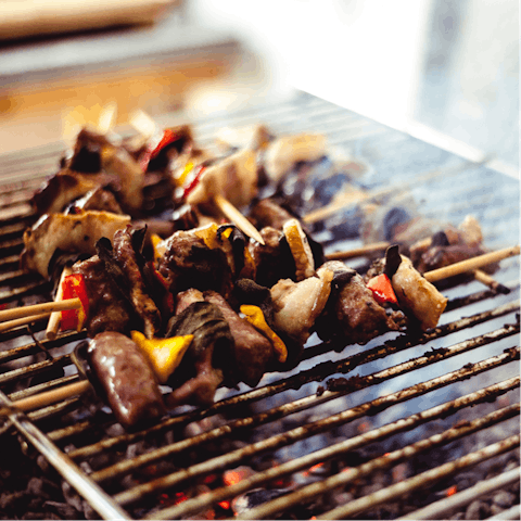 Fire up the barbecue and prepare a delicious alfresco feast