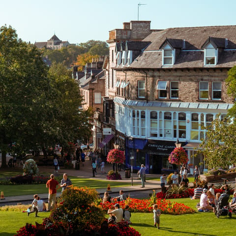 Visit the picturesque spa town of Harrogate, just over twenty miles away