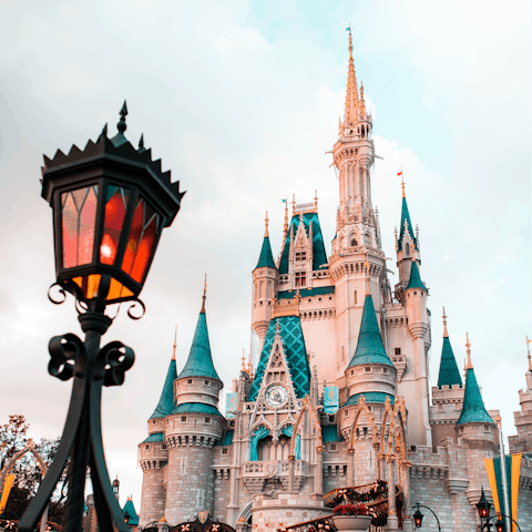 Spend a magical day in Walt Disney World, less than twelve miles away from this home