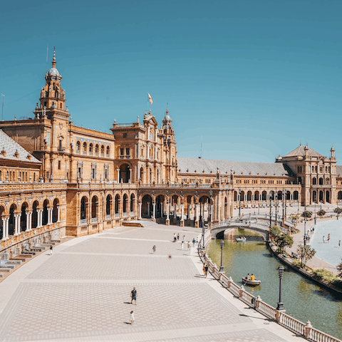 Stay in central Seville, within walking distance from many of the city's attractions