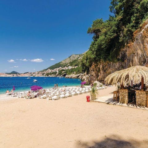 Top up your tan on the glorious beaches decorating the Croatian shoreline