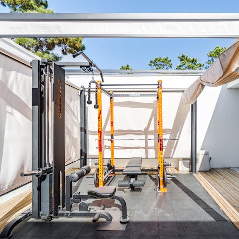 Keep up your workout routine with the home gym equipment