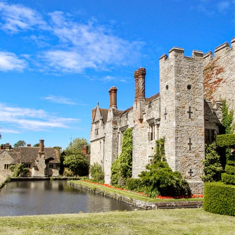 Take a trip to nearby Hever Castle, former home of the Boleyn family