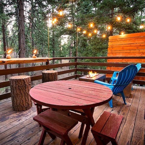 Spend long summer nights on your wonderful porch