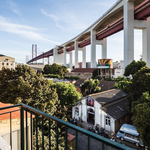 Admire the views over the rooftops of Lisbon