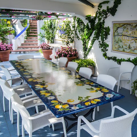 Gather around the table for memorable meals alfresco