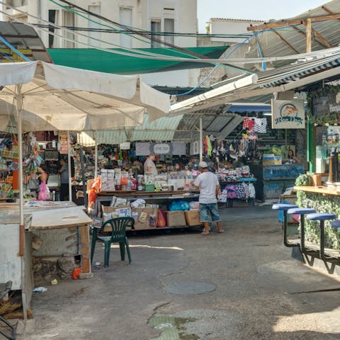 Discover Carmel Market – just a ten-minute walk away