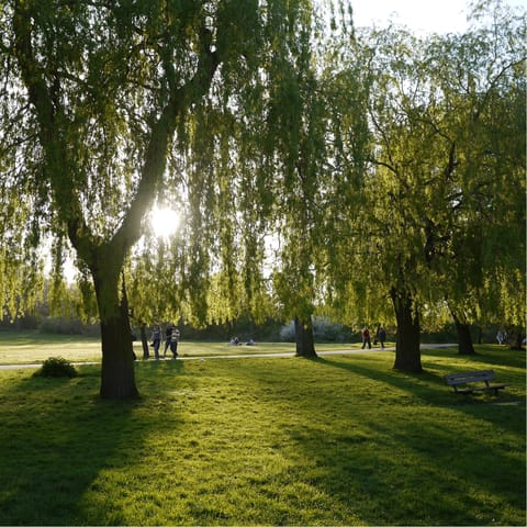 Take a short drive down to Hampstead Heath and enjoy the tranquility of nature in the heart of the busy city