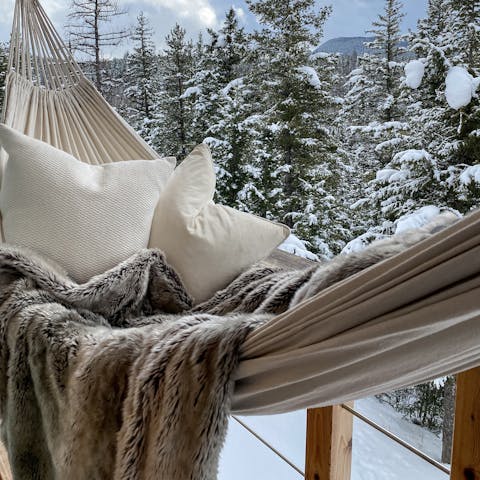 Grab a book and get cosy in the hammock