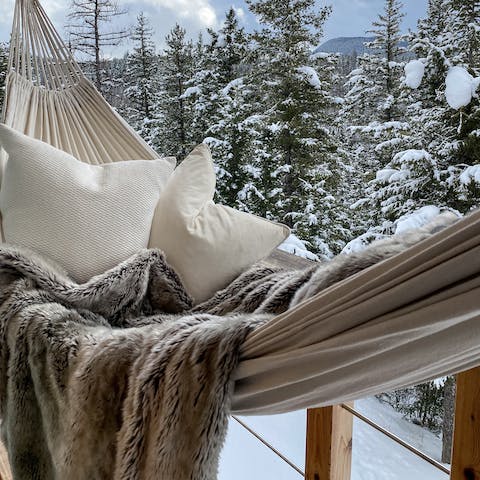 Grab a book and get cosy in the hammock