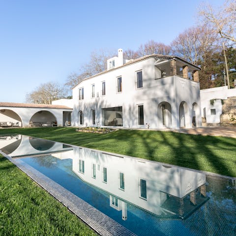 Do your morning laps in the private pool