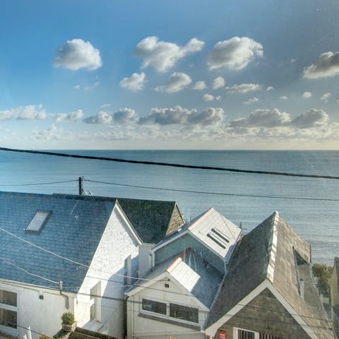 Take in the fabulous sea views