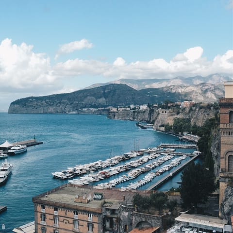 Take the short drive to Sorrento and explore its beautiful marinas