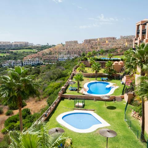 Stretch out poolside and soak up the Costa del Sol sun