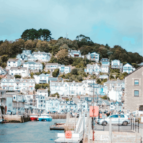 Take a day to explore the neighbouring harbour town of Looe