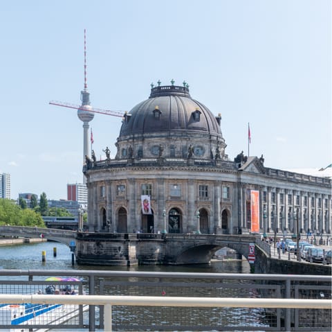 Visit the exhibitions on Museum Island, a thirty-minute stroll away