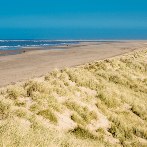 It's only a short drive to the stunning Norfolk coast
