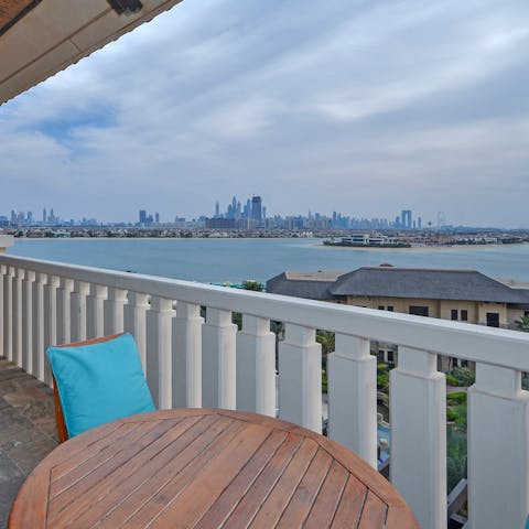 Start your mornings with breakfast on the balcony