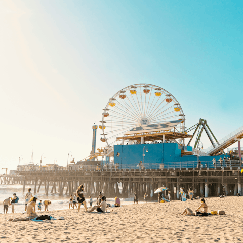 Spend the day in Santa Monica – a short drive away