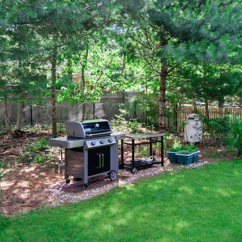 Grill up an authentic American barbecue on a warm summer's evening