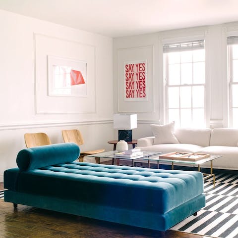 Feel the Warhol vibes with mid-century furniture