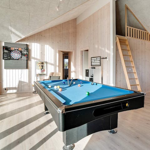 Challenge your guests to a friendly game of pool in the games room