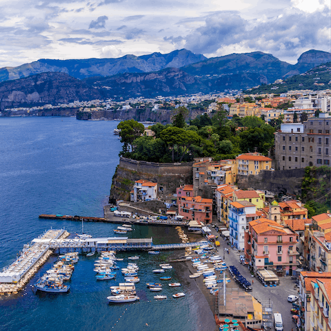 Stroll around charming Sorrento with a gelato in hand