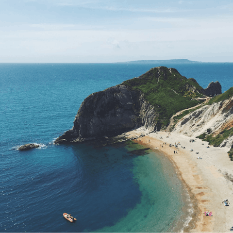 Squeeze in a beach day – the Jurassic Coast is less than an hour's drive away