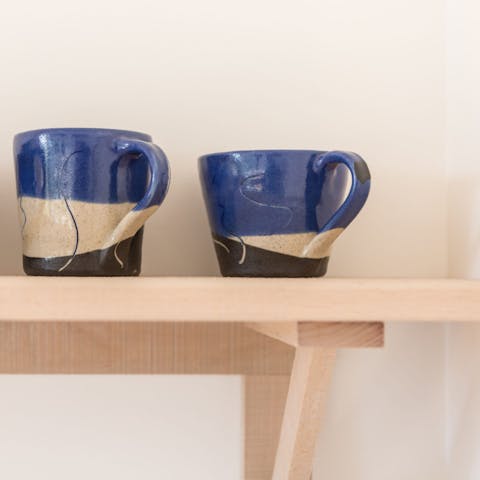 Be inspired by beautiful ceramics - your host is a keen maker herself