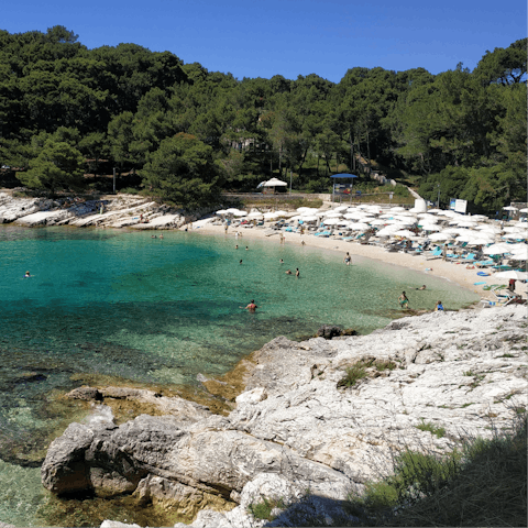 Discover the pristine hidden beaches of the Dalmatian Coast