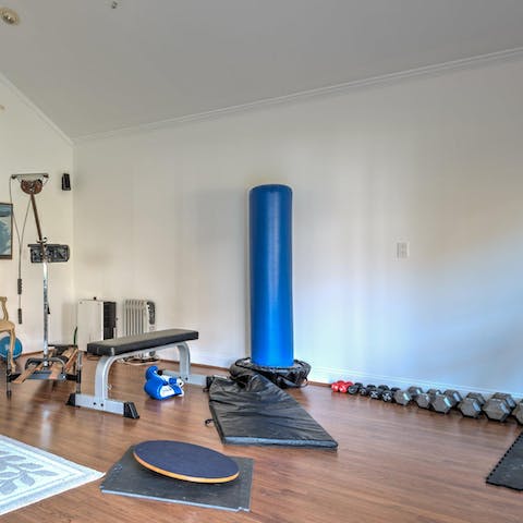 Let off some steam in the home gym