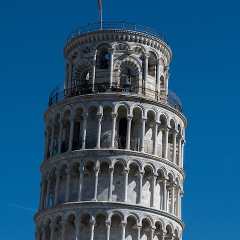 Explore Pisa, under a twenty-minute ride from this home