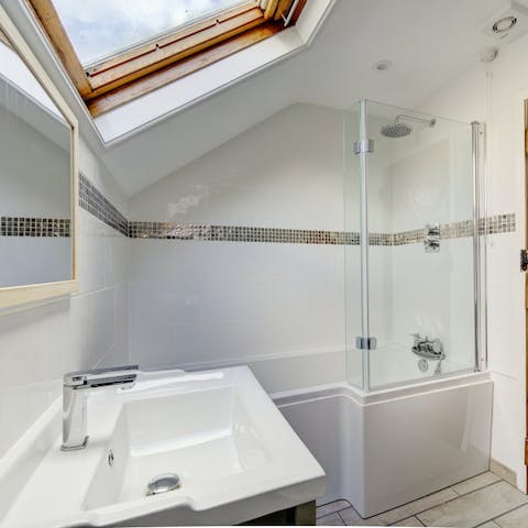 Draw yourself a hot bath and sink into the steaming water to unwind