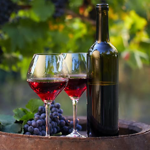 Enjoy an aperitif on the terrace overlooking waterfront views