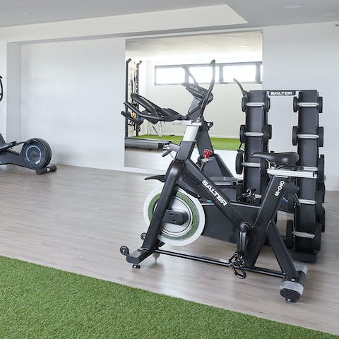 Start your day with an invigorating workout in the gym
