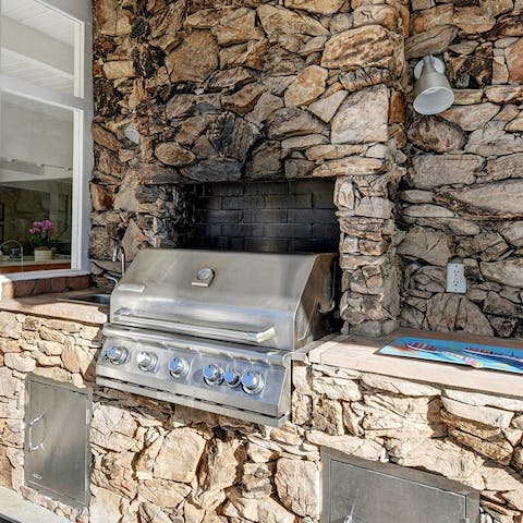 Fire up the barbecue and enjoy those outdoor feasts 