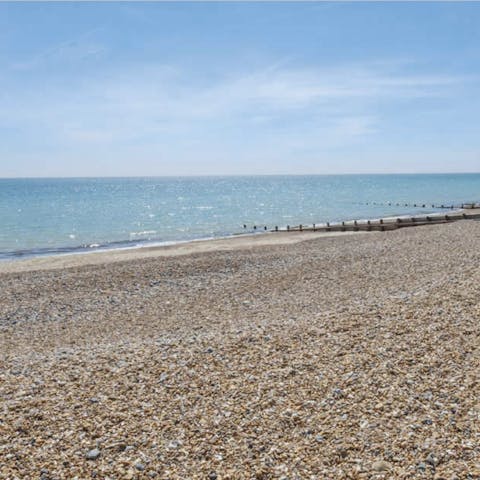 Stroll along the shores of Kingston and Ferring beaches, just minutes away