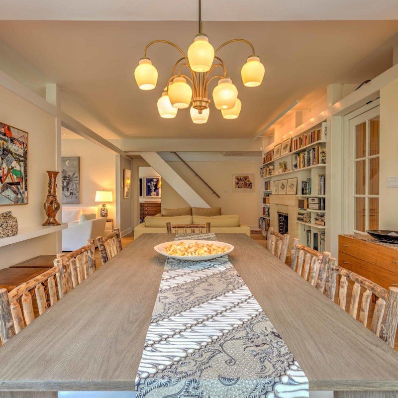 Organise dinners on the large dining room table