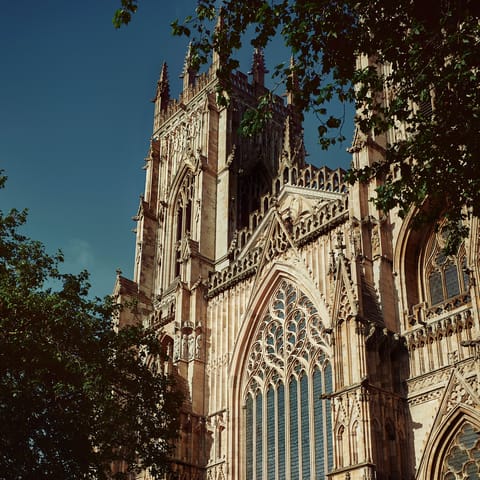 Visit the impressive York Minister – and appreciate the gothic architecture 