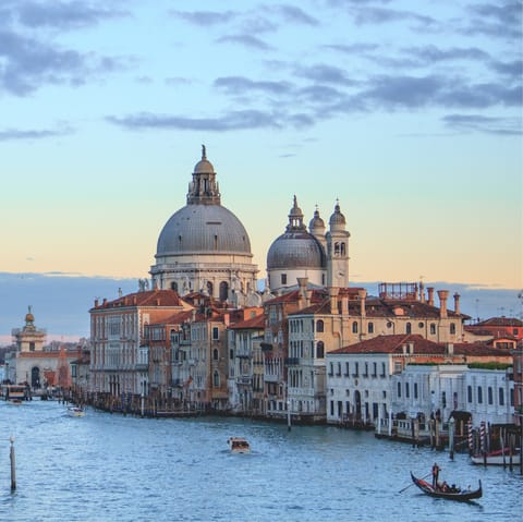Take the two-minute stroll to the Accademia Bridge and soak in the view