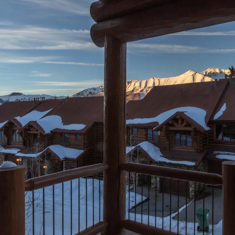 Enjoy spending evenings on the balcony as you watch the sunset