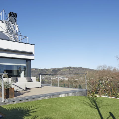 Find the perfect spot for sunset drinks on the terrace