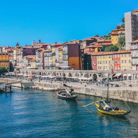 Make the ten-minute drive to the heart of Porto and enjoy a river cruise