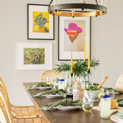 Let the host arrange for private chef to cook you a sumptuous meal