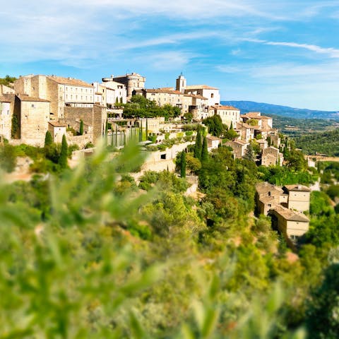 Explore some of the charming villages and towns of Provence