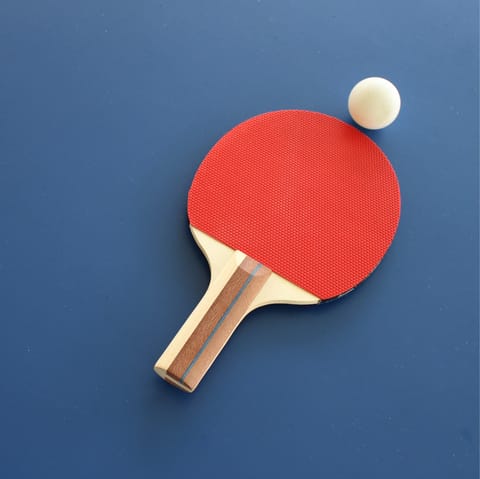 Challenge someone in your gang to a table tennis match