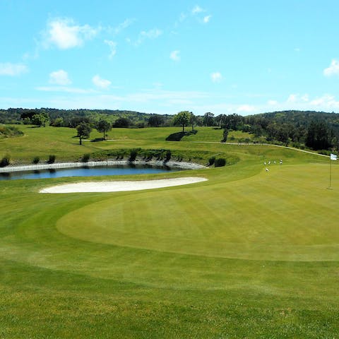 Play a round on the estate's golf course