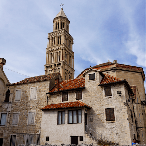 Venture to nearby Split and visit the Roman ruins of Diocletian’s Palace