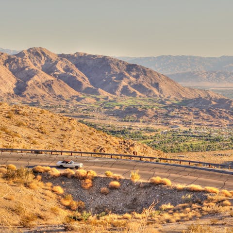 Drive only minutes away to visit the world-famous Coachella Valley