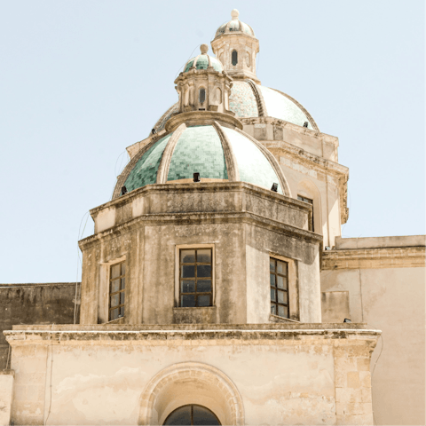 Admire the ancient architecture of Mazara del Vallo, right outside your front door